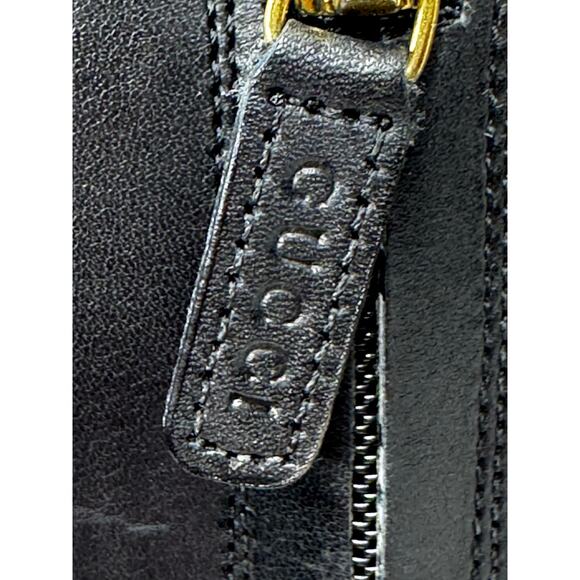 Gucci Black Calfskin Leather Knee-High Boots w Crystal Embellished Heels EU 36.5 - Picture 12 of 16